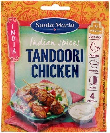 Santa Maria Indian Spices Tandoori Chicken, tandoori spice mix for chicken 35g | Soposopo