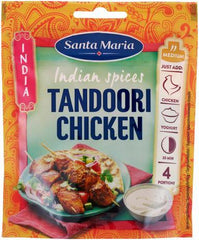 Santa Maria Indian Spices Tandoori Chicken, tandoori spice mix for chicken 35g | Soposopo