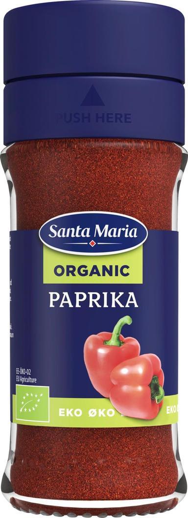 Santa Maria Paprika Organic, jar 36g | Soposopo