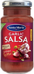 Santa Maria Garlic Salsa Medium Garlic Salsa Sauce 230 g | Soposopo