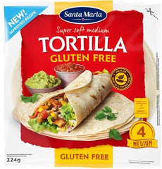 Santa Maria Gluten Free Tortilla 4 pieces 224 g | Soposopo