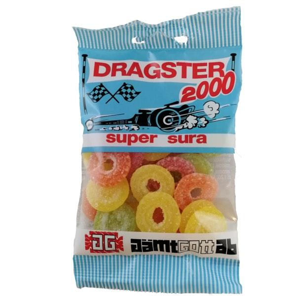 Dragster 2000 Spicy Fruit 50g Original - Swedish  Wheels - Wine Gums - Candies - Sweets | Soposopo