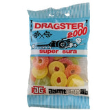 Dragster 2000 Spicy Fruit 50g Original - Swedish  Wheels - Wine Gums - Candies - Sweets