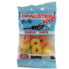 Dragster 2000 Spicy Fruit 50g Original - Swedish  Wheels - Wine Gums - Candies - Sweets | Soposopo