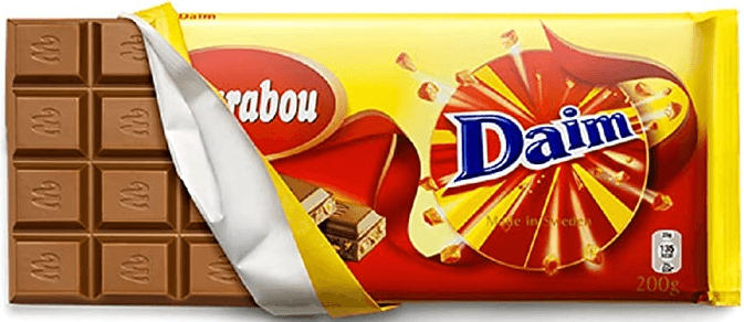 Marabou Daim Almondkrokant Chocolate 1 bar of 200g 7.1oz | Soposopo