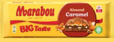 Marabou Almond & caramel Chocolate 1 bar of 300g 10.6oz