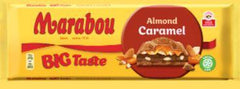 Marabou Big Taste Almond & caramel Chocolate 1 bar of 300g 10.6oz | Soposopo