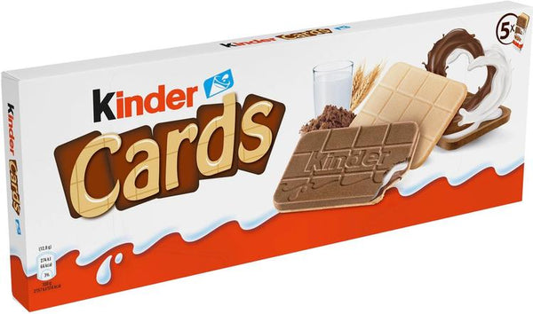Kinder Cards Waffle with milk and cocoa filling 2 x 5