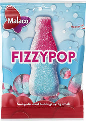 Malaco Fizzy Pop Sour Candy 1 Pack of 80g 2.82oz | Soposopo