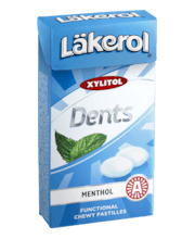 Läkerol Dents 36g Menthol pastille - 4 packs | Soposopo