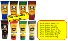 Mustard Mix Set - Auran Sinappi & Turun Sinappia 275g x 8 tubes | Soposopo