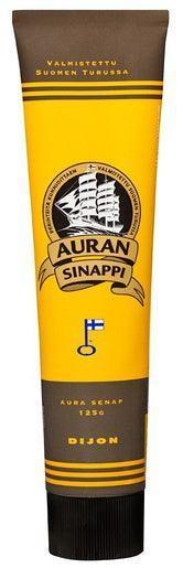 Auran Sinappi Mustard 1 Jar of 125g 4.4oz - Soposopo