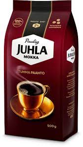 Paulig Juhla Mocha Dark Roast Bean Coffee 500g