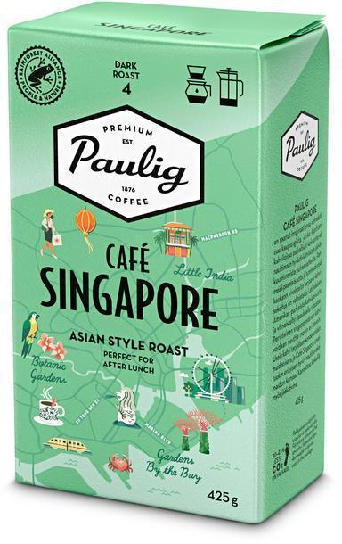 Paulig Café Singapore 425g fine ground coffee Rainforest Alliance - Soposopo