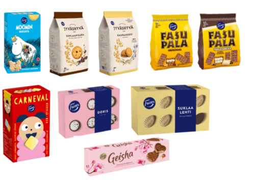 Fazer Cookie Mix Set - 9 packs - 2kg | Soposopo